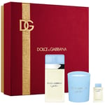 Dolce & Gabbana Gift Set Light Blue EdT + Candle Miniature (55 ml)