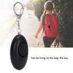 (Black)Security Alarm Key Chain Women Elderly Emergency Safety Alarm SLS