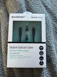 Sandstream black series digital optical  Cable with mini TOSLINK adapters mint