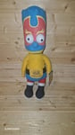 The Simpsons 14 Inch Plush Bart Simpson Wrestler El Barto 2006 Soft Toy Cartoon