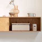 Brabantia Soft Beige Fall Front Bread Bin Beige