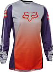 Fox Racing 180 Leed Motocross Jersey Femme, Orange Fluo, XL