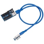 Adaptateur pci Express usb 3.0 Raiser pc Composants Extender Riser pcie de Carte pci-e e pour VidéO