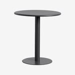 Table De Jardin Ronde En Métal (Ø70 Cm) Mizzi Gris Graphite