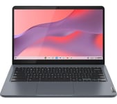 Lenovo IdeaPad Slim 3 14" Refurbished Chromebook - Intel® Core™ i3, 128 GB eMMC, Storm Grey (Excellent Condition), Silver/Grey