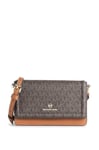 Michael Kors Jet Set Charm Small Phone Crossbody Brown/Acorn One Size