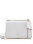 Sac Femme GUESS Jena Sac Flap Sac D'Épaule Blanc Logo ND Choix = P Blanc