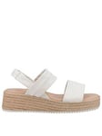 Hush Puppies Rachel Platform Sandal - Cream, Beige, Size 4, Women