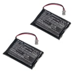 Vhbw 2x Batteries Compatible Avec Sony Dualshock 4, Cuh-Zct1e, Cuh-Zct1h, Cuh-Zct1u Manette De Jeu (1000mah, 3,7v, Li-Ion)