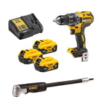 DeWALT Perceuse-visseuse sans fil 18V/3x5Ah - DCD791P3A-QW