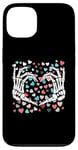 iPhone 13 Skeleton Hand Heart Funny Bones Valentine's Day Men Women Case