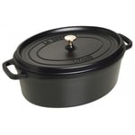 Staub La Cocotte Pata Ovaali 37 cm, Valurauta Musta 40506-370-0