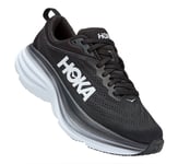 HOKA One One Bondi 8 Wide Womens Black/white US8D/UK6,5/40 - Fri frakt