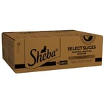 Sheba Select Slices in Gravy 72 Pouches, Adult Wet Cat Food, Poultry Selection, Megapack (72 x 85 g)