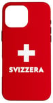 iPhone 16 Pro Max Switzerland Flag Suisse Swiss Schweiz White Red Case