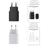 Samsung Pd25w Super Snabbladdningskontakt S23 e Laddare S22 2 set Charging head