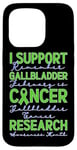 Coque pour iPhone 15 Pro Je Soutien La Recherche Sur Le Cancer De La Vésicule