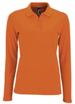 Polo Manches Longues - Femme - 02083 - Orange