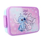 My sweety pop - Boîte à goûter - Lunch box – Stitch - Pour enfant - Crèche - Maternelle - Ecole - Vacances - Repas - 16 cm - Pour Fille - Bleu - Idée Cadeau