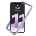 RhinoShield Coque Bumper Compatible avec [iPhone 11 / iPhone XR] | CrashGuard NX - Protection Fine Personnalisable - Absorption des Chocs [sans BPA] - Lavande