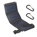 20W Vikbar Solpanel Bärbar Kraftstation Generator USB-laddare