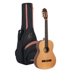 ORTEGA Guitare Classique Série Family Pro 4/4 avec housse luxe Slim Neck - NT - Cèdre Naturel (R131SN)