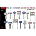 [FR] Miniart FRENCH CONCRETE ROAD SIGNS 1930-40s NORMANDY KIT 1:35 - MIN35669