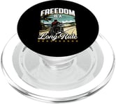 Freedom Is A Long Ride Moto Chopper Tour PopSockets PopGrip pour MagSafe