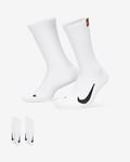 NikeCourt Multiplier Cushioned Tennis Crew Socks (2 Pairs)