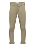 Mango Cotton Chinos Khaki Green