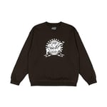 Daft Punk Unisex's Dp Retail Crest Crewneck Brown Sweatshirt, S