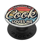 Someone In Cook Loves Me County USA PopSockets PopGrip Adhésif