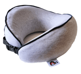 Cotton Travel Pillow Memory Foam | Neck Support Cushion Soft Headrest Car Plane