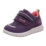 Superfit Sport7 Mini Gore-Tex First Walker Shoe, Purple Pink 8500, 7.5 UK Child