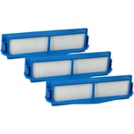 3x Filtres remplacement pour Philips 432200494431, ERC101154 pour robot aspirateur - bloc filtre - Vhbw