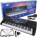 Mk 2106 Keyboard Piano 61 Tangenter Med Mikrofon