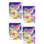 Bref WC Lot de 4 Blocs WC 50g Power Activ+ Hawa¿ ¿ Produit Nettoyant D¿tartrant toilettes