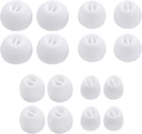 16Pcs Bouchons D'Oreille Pour Écouteurs Remplacement Compatible Avec Sennheiser Cx 3.00 Cx 5.00 Cx 6.00 Cx 7.00 Écouteurs En Silicone, Blanc[CAS313862]