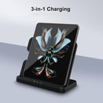 3in1 Wireless Charging Station For Samsung Galaxy Watch 7/Ultra S24 Ultra ZFlip6