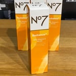 No7 Radiance+ 15% Vitamin C Face Serum Brightening Glowing All Skin Types 25ml