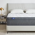 SuiLong Matelas 160x200 26 cm Épaisseur H3 H4 Matelas à Ressorts Ensachés Mousse Mémoire de Forme,Hybride Matelas,7 Zone Orthopédique Parfait Soutien Confort Matelas Lit d'Adulte et d'enfant 160x200