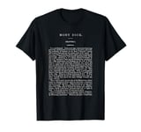 Moby Dick Herman Melville First Page T-Shirt