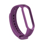 Xiaomi Mi Band 5/6/7 Urheilullinen silikonihihna – Violetti