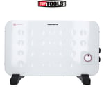 TOUGH MASTER 2KW Free Standing Convector Heater Cool Air Turbo Fan & 24H Timer