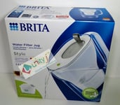 BRITA Style Water Filter Jug Grey (2.4L) incl. 1x MAXTRA PRO All-in-1 cartrid...