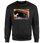 IT Chapter 1 (2017) Pennywise Sweatshirt - Black - XXL - Noir