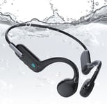 Casque Conduction Osseuse Bluetooth 5.3-Ipx8 Étanche Casque Sans Fil Waterproof Mp3 32G Pour La Natation,Cyclisme,Course,7 Heures De Jeu