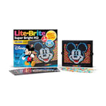 Lite Brite Super Brite HD Disney 100 ! Édition spéciale, Planche à Dessin Lumineuse colorée, Art Lumineux, Jouet éducatif d'apprentissage à partir de 4 Ans, Cadeau d'apprentissage, Jeu créatif