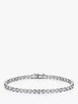 Jools by Jenny Brown Cubic Zirconia Round Tennis Bracelet, Silver