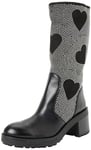 Love Moschino Femme Ja24407g0hja600a Bottes, Noir, 36 EU